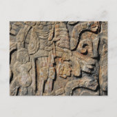 Stone Mayan Wall die uit Chichen Itza stamt Briefkaart (Voorkant)
