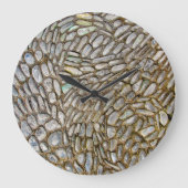 Stone Mosaic Clock Grote Klok (Voorkant)