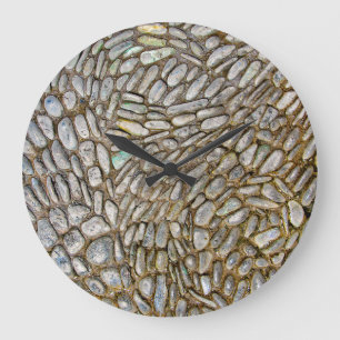 Stone Mosaic Clock Grote Klok
