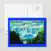 Stone Mountain Carving Post Card Briefkaart (Voorkant / Achterkant)