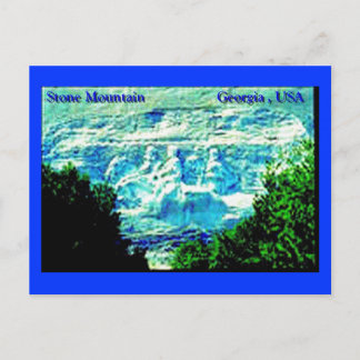 Stone Mountain Carving Post Card Briefkaart