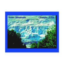 Stone Mountain Carving Post Card