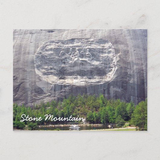 Stone Mountain Carving Stone Mountain Georgia 2 Briefkaart (Voorkant)