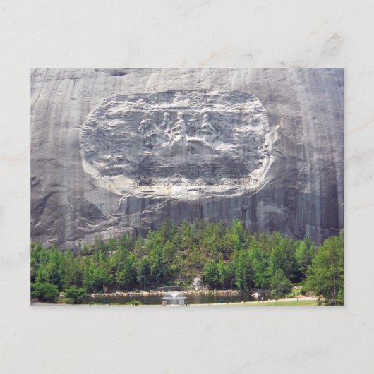 Stone Mountain Carving Stone Mountain Georgia 2 Briefkaart (Voorkant)