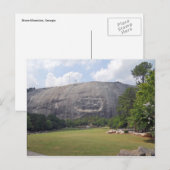 Stone Mountain Carving Stone Mountain Georgia 3 Briefkaart (Voorkant / Achterkant)