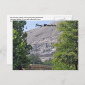 Stone Mountain Carving, Stone Mountain Georgia Briefkaart (Voorkant / Achterkant)