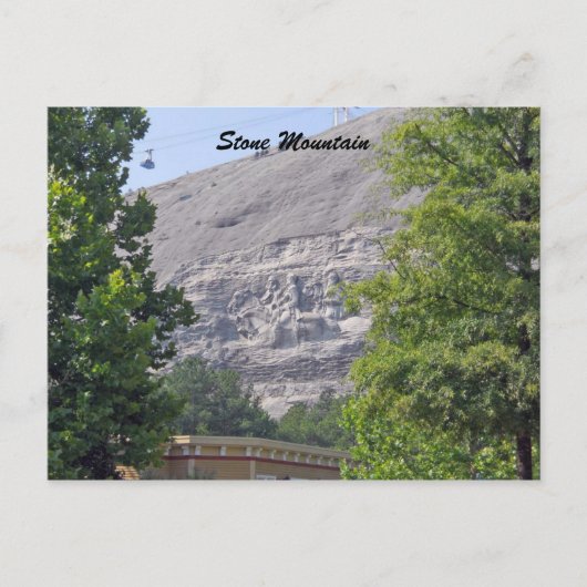 Stone Mountain Carving, Stone Mountain Georgia Briefkaart (Voorkant)