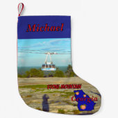 Stone Mountain GA Summit Skyride  Kleine Kerstsok (Voorkant)