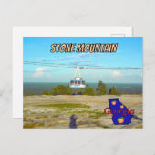 Stone Mountain GA Summit Skyride  Postcard Briefkaart (Voorkant / Achterkant)