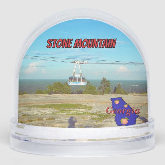 Stone Mountain GA Summit Skyride Sneeuwbol (Voorkant)