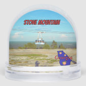 Stone Mountain GA Summit Skyride Sneeuwbol (Achterkant)