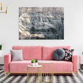 Stone Mountain Georgia Carving Canvas Afdruk (Insitu (Woonkamer))