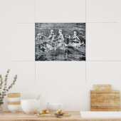 Stone Mountain Georgia-gedenkteken Poster (Keuken)