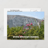 Stone Mountain Georgia Monument voor de Confederac Briefkaart (Voorkant / Achterkant)