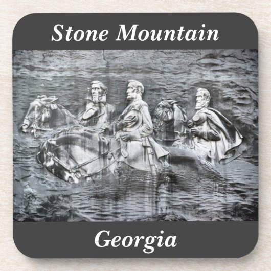Stone Mountain Georgia Monument voor de Confederac Drankjes Onderzetter (Voorkant)