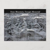 Stone Mountain Georgia Park Memorial Briefkaart (Voorkant)