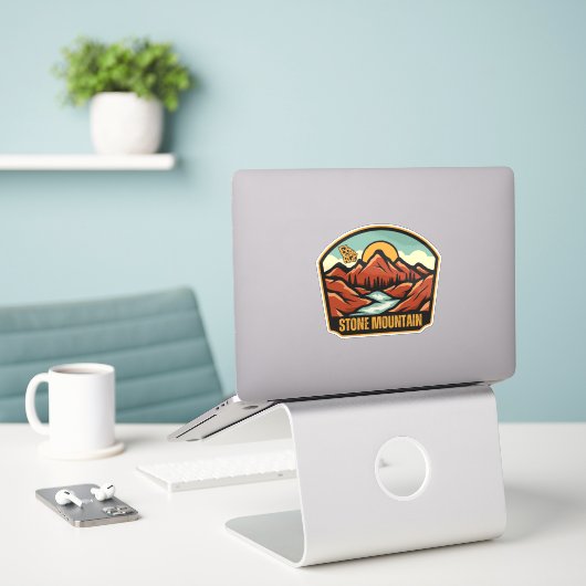 Stone Mountain, Georgia Sticker (Laptop op bureau)
