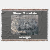 Stone Mountain Georgia Throw Blanket Deken (Voorkant)