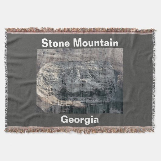 Stone Mountain Georgia Throw Blanket Deken (Voorkant)