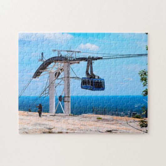 Stone Mountain Kabelbaan Georgia. Legpuzzel (Horizontaal)