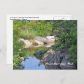 Stone Mountain Park Creek Stone Mountain GA 3 Briefkaart (Voorkant / Achterkant)