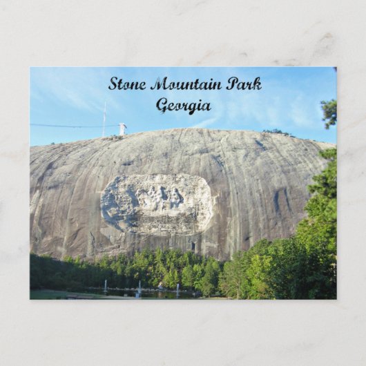 Stone Mountain Park, Georgia Briefkaart (Voorkant)