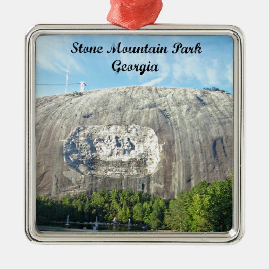 Stone Mountain Park, Georgia Metalen Ornament (Voorkant)
