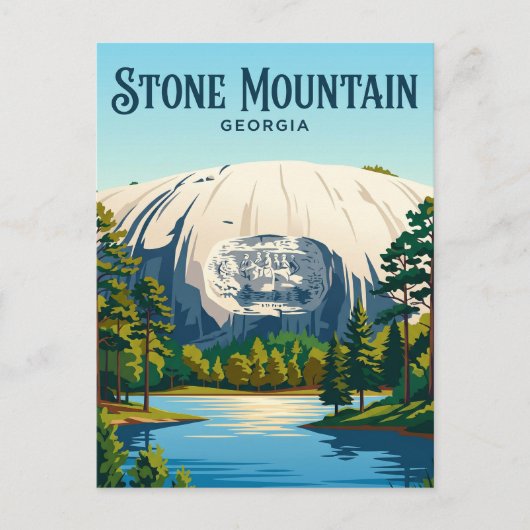 Stone Mountain Park USA Briefkaart (Voorkant)