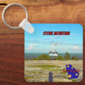Stone Mountain Summit Skyride Georgia Souvenir Sleutelhanger (Voorkant)