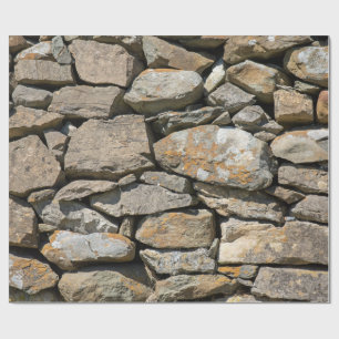 Stone muur cadeaupapier