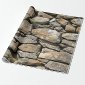 Stone muur cadeaupapier (Uitgerold)