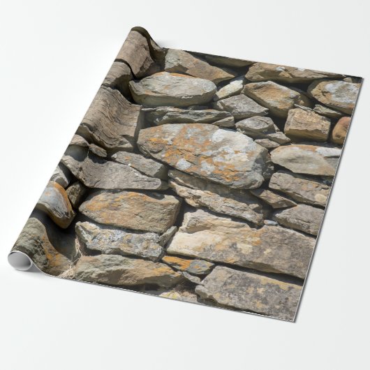 Stone muur cadeaupapier (Uitgerold)