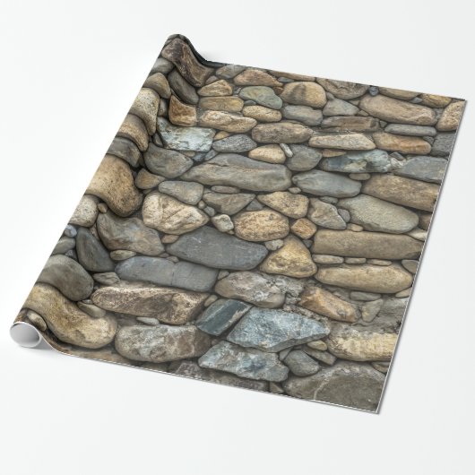 Stone muur cadeaupapier (Uitgerold)