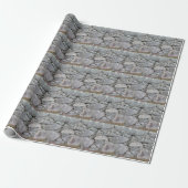 Stone muur cadeaupapier (Uitgerold)