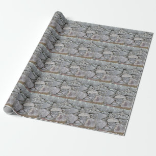 Stone muur cadeaupapier
