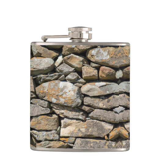 Stone muur heupfles (Voorkant)
