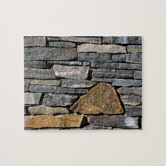 Stone muur legpuzzel (Horizontaal)