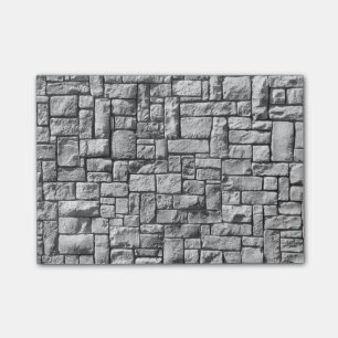 Stone muur post-it® notes