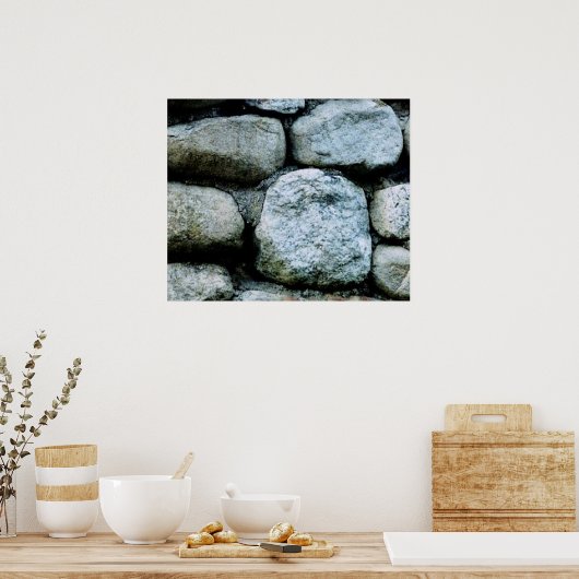 Stone muur poster (Keuken)