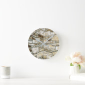 Stone muur  ronde klok (Huis)