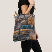 Stone muur tote bag (Dichtbij)