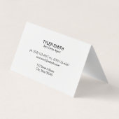 Stone muur visitekaartje (Achterkant)