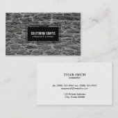 Stone muur visitekaartje (Voorkant / Achterkant)
