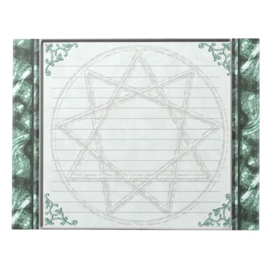 Stone Nonagram Notitieblok (Voorkant)