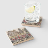 Stone Onderzetter Amsterdam (Zijkant)