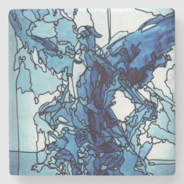 Stone Onderzetter Blue Angel