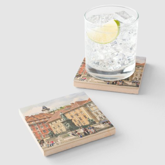 Stone Onderzetter Graz, Oostenrijk (Zijkant)