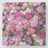 Stone onderzetter Love roos (Voorkant)