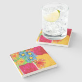 Stone Onderzetter Lovitude "Liefde komt eraan" (Zijkant)