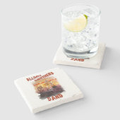 Stone onderzetter met Allbot Brothers Band van BSR (Zijkant)